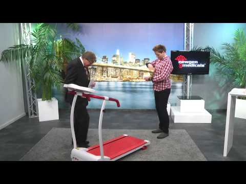 newgen medicals Profi-Laufband mit 12 Trainingsprogrammen