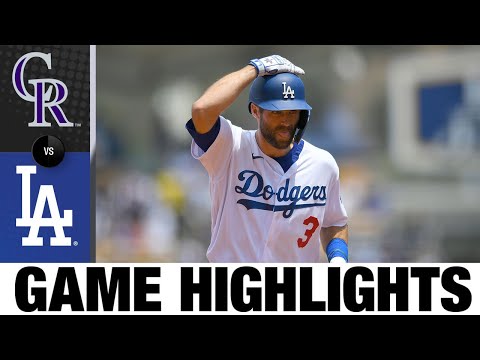 Rockies vs. Dodgers Highlights (7/25/21) | MLB Highlights