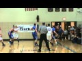 Little Ten Boys Basketball Tournament 2012: Mitch Ruh Three Pointer and Block