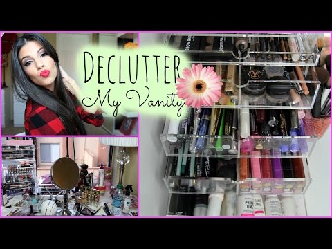 how to organize vanity