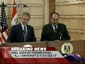 Iraqi journalist throws shoes at Bush.avi
