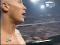 wwe backlash 2003 goldberg vs  the rock  2/3 