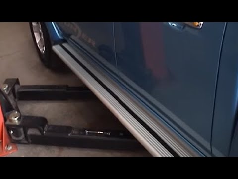 how to fit side steps on mercedes ml