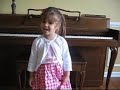 Kaitlyn Maher (@ 3 years old) sings Star Spangled Banner