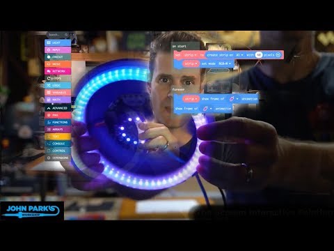 MakeCode Minute: NeoPixel Strips