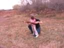 Cheyenne shooting a rifle for the 1st time Cheyenne shooting a rifle for the 1st time