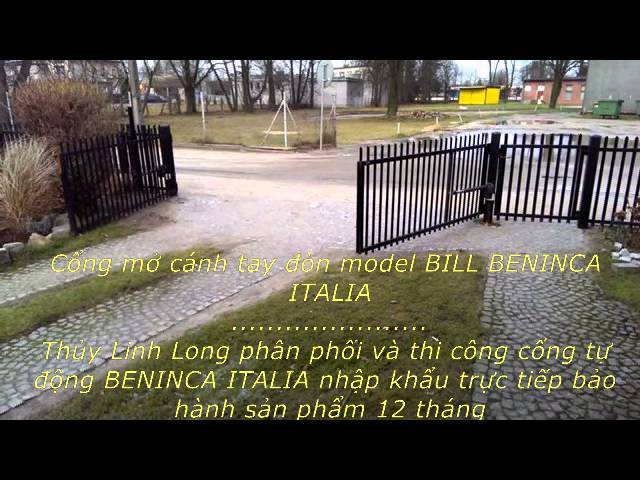Cổng mở cánh tay đòn model BILL Beninca - ITALIA