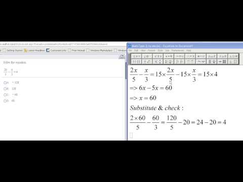 how to isolate x when in a fraction