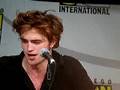 Robert Pattinson Talks About The Lullaby Comic Con2008