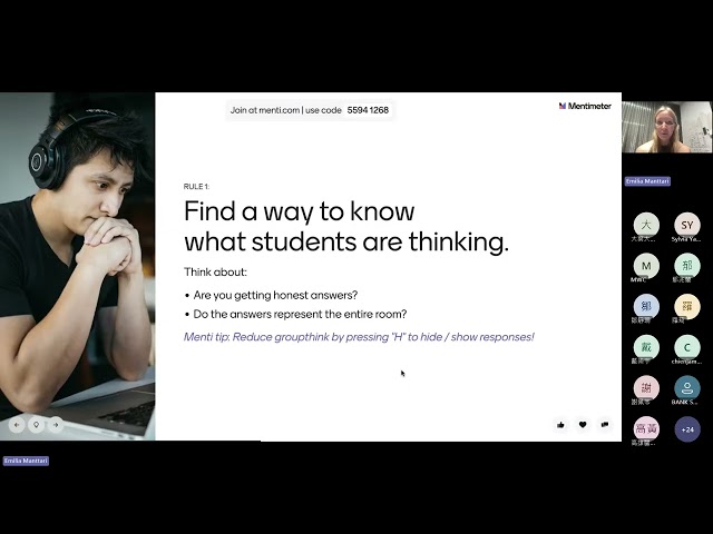 Mentimeter for Formative Assesment