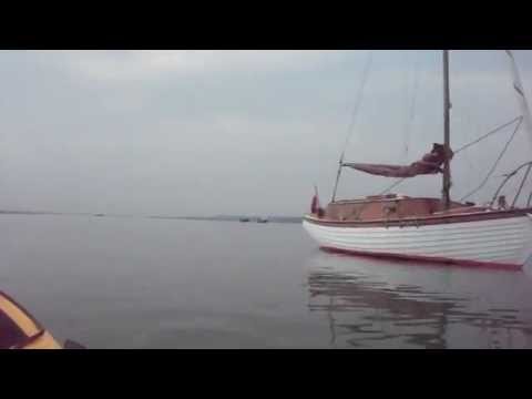 Thames Esturary - Catching bass from a Hobie i12 inflatable kayak, in the Thames Estuary, in July 2012.