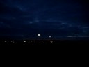 Nacht Landeanflug Dresden kurz �berm Kopf