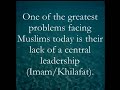 Warning to Muslims following groups without Khaliph(Ruler)