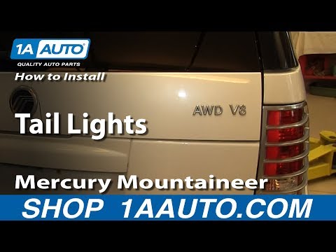 How To Install Replace Tail Lights 2002-10 Mercury Mountaineer