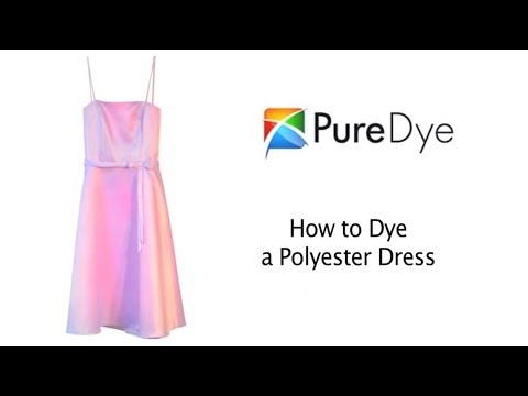 how to dye polyester lycra