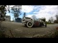 View Video: Rat Rod burnouts on wide whites