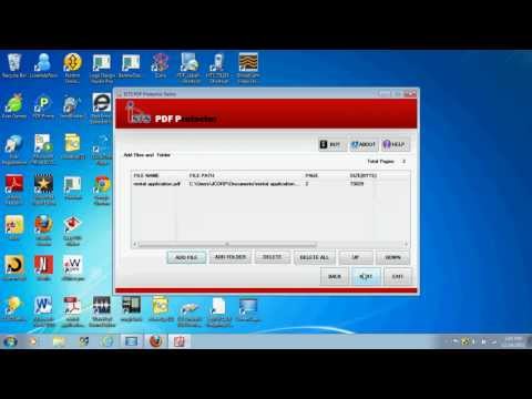 how to provide password to pdf file