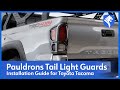 video thumbnail: Pauldrons Tail Light Guards Fit 2016-2023 Toyota Tacoma | No Drilling Required | TG-TG7T86668-OHfOAsTdUK0