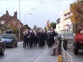 the bell inn brass band once again led the remembrance day parade in cleobury mortimer