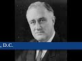 Franklin D. Roosevelt - Oath of office March 4th, 1933