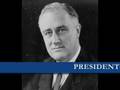 Franklin D. Roosevelt - Oath of office March 4th, 1933