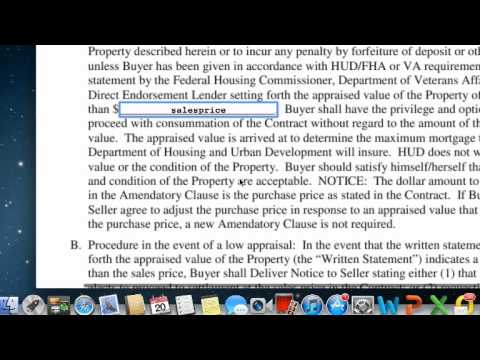 how to fill out fha addendum