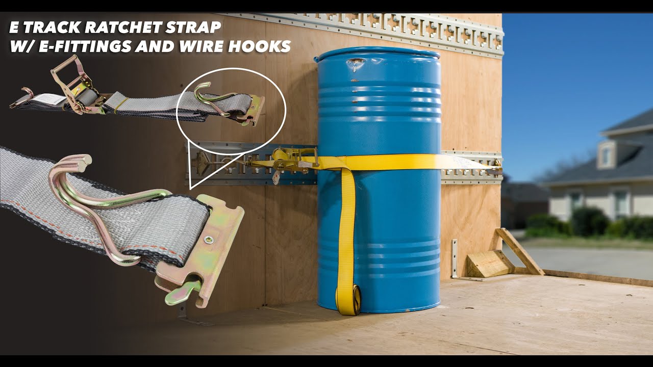 How to Use E-Track Straps E-Fitting and Wire Hooks