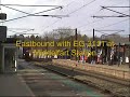 Railion Freight Trains Racing Through Middelfart Denmark Railion Freight Trains Racing Through Middelfart Denmark
