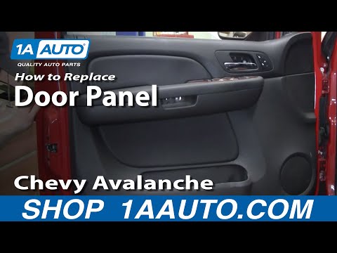 how to remove yukon door panel