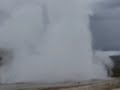 Old Faithful geyser blowing its top