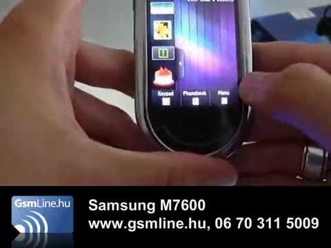 Samsung M7600 Beat DJ teszt vide�