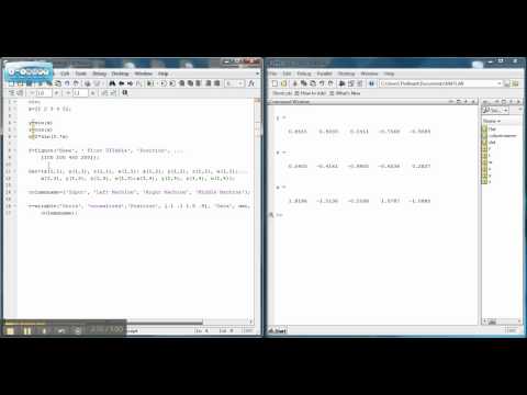 how to define a mxn matrix in matlab