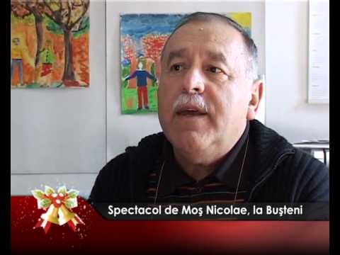 Spectacol de Moş Nicolae, la Buşteni