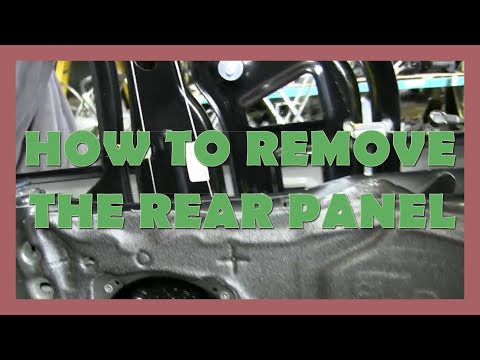 How to Remove the Rear Panel – B6 2001-2005 AUDI A4 CABRIOLET