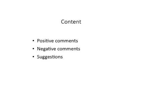 how to provide peer feedback