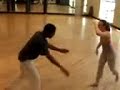 Training Capoeria with Batista and Lauren