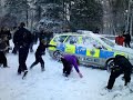 Crawley Police Pelted by Snow - free flv video @ vwatch.tv