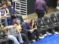 More Beckham at the Laker game More Beckham at the Laker game