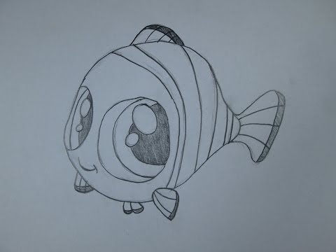 how to draw nemo