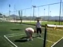 zico em sua primeira partida  de footsack