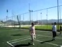 zico em sua primeira partida  de footsack