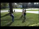 Kids playing in yard Kids playing in yard
