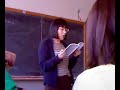 Lettura di greco in classe