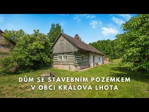 Video Zasíťovaný stavební pozemek se zahradním domkem