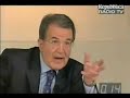 Prodi: \"Berlusconi parla di numeri come un ubriaco\" Prodi: \"Berlusconi parla di numeri come un ubriaco\"