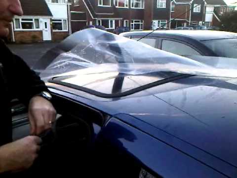 how to seal a clio sunroof