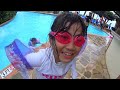 ホテルのプールとビーチで遊びました♪(Outrigger Guam Beach Resort) プール遊び