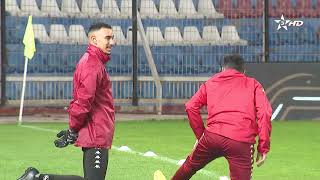 تداريب فريق الوداد الرياضي تحضيرا لمنافسات كأس الكاف