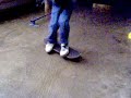 ollie late back foot flip ollie late back foot flip