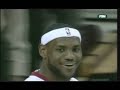 lebron james  dunks!